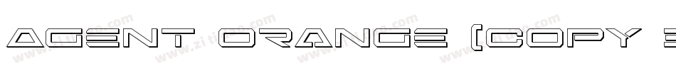 Agent Orange (COPY 3)字体转换